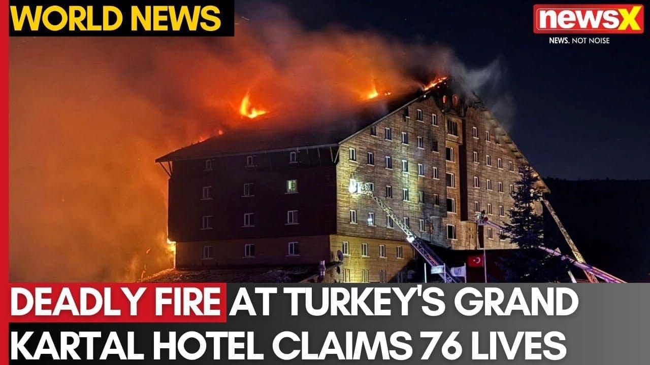 Tragédia a török síparadicsomban - 76 halott, kilenc ember őrizetben(videó)